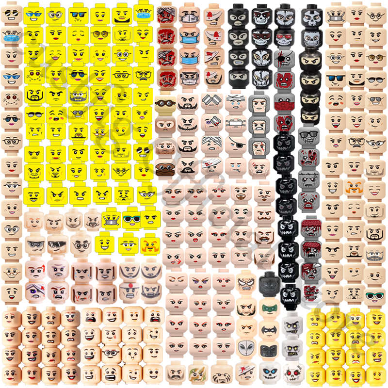 Model Kit Zombie Girl - City Figure Face Expression Head Parts