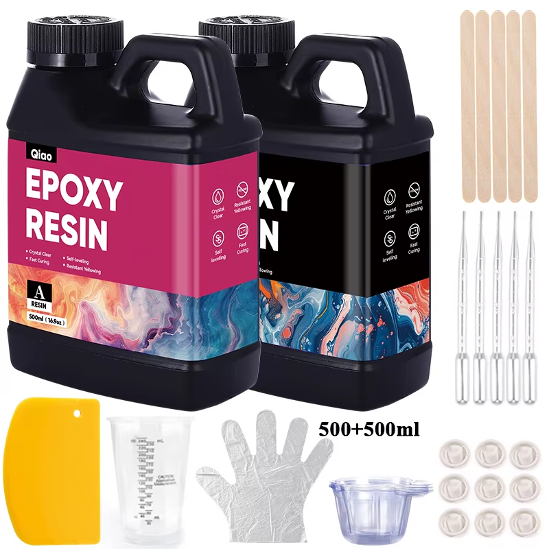 Resin Kit Cast - 500ml 1000ml Easy Mixing Epoxy Resin