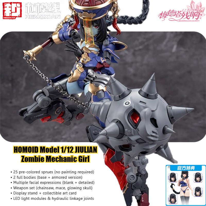 Model Kit Zombie Girl - Jiulian Zombie Mecha Girl Hexa Gear
