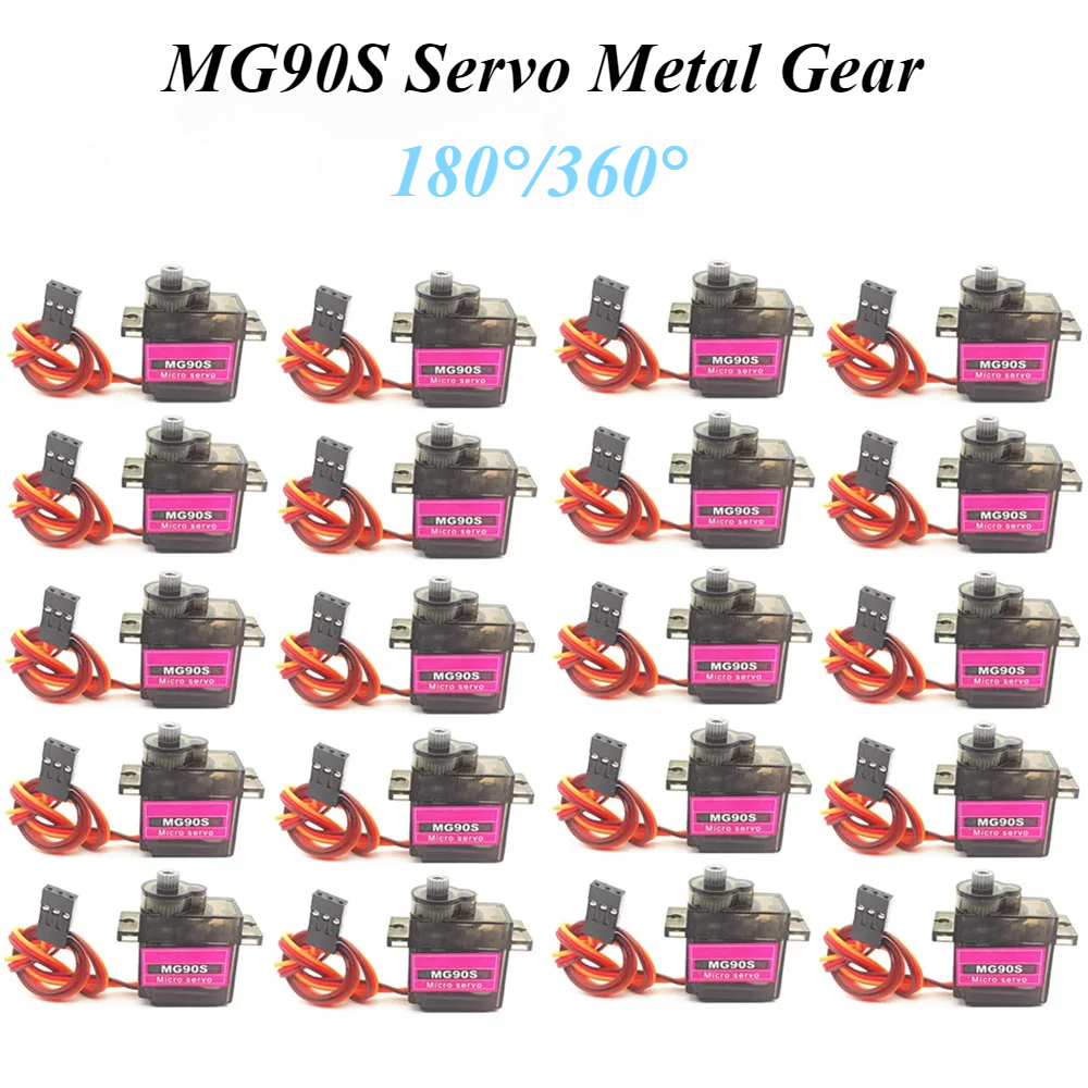 Model Kit Ship - 2/4/10/20/50Pcs MG90S Servo All Metal Gear