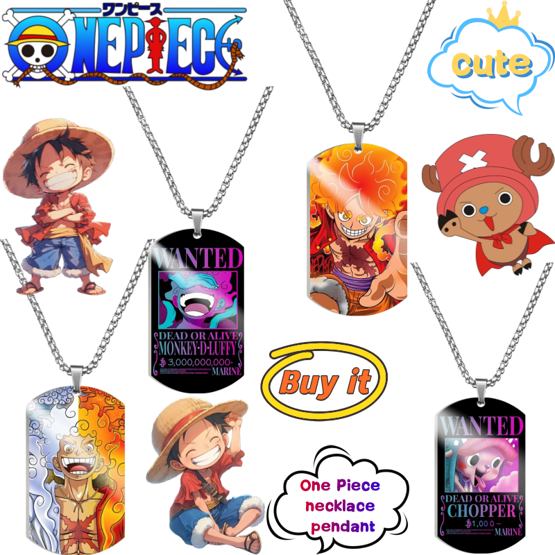 Model Kit One Piece - One Piece Luffy Nika Zoro Necklace