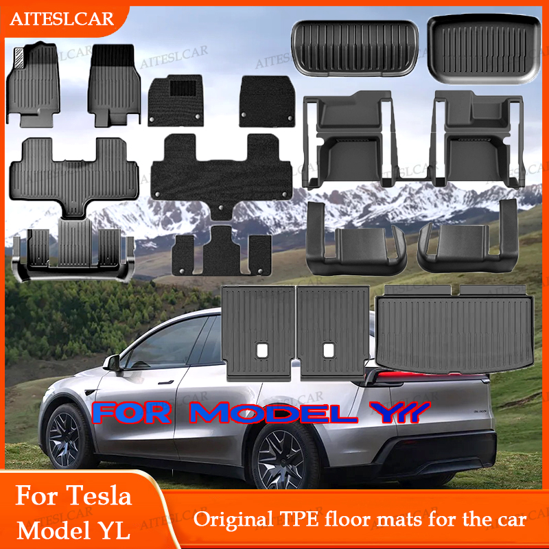 Model Kit Car - For Tesla Floor Mat Model YL