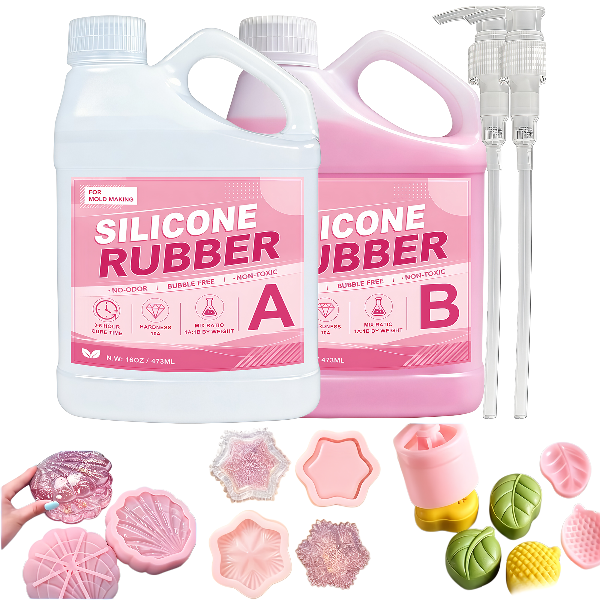 Resin Kit Cast - Liquid Silicone Rubber-Performance Making Kit, Fast