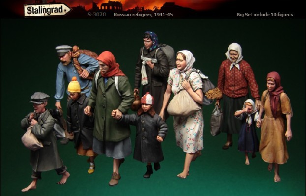Model Kit Entry Grade - 1/35 model kit resin kit Civilians