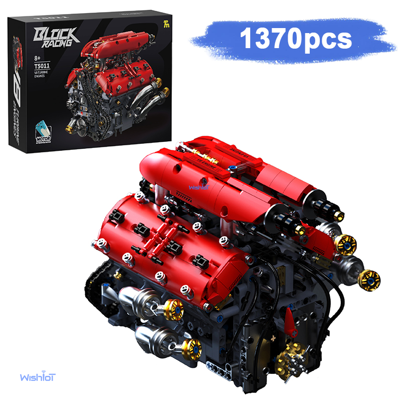 Model Kit V8 - T5011 V8 Turbo Engine Model Electric