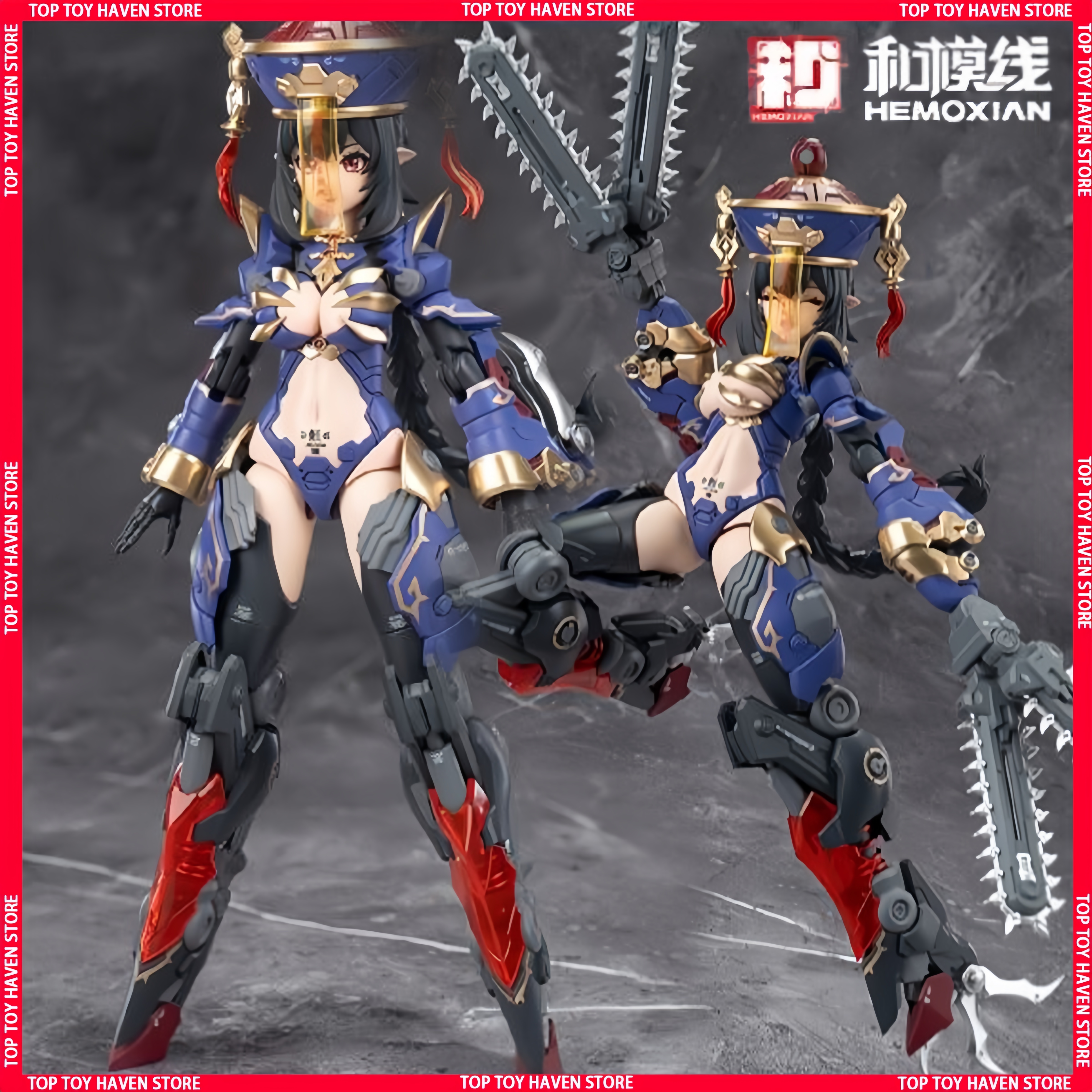 Model Kit Zombie Girl - Original Hemoxian Figure Jiulian Figures Reverberation