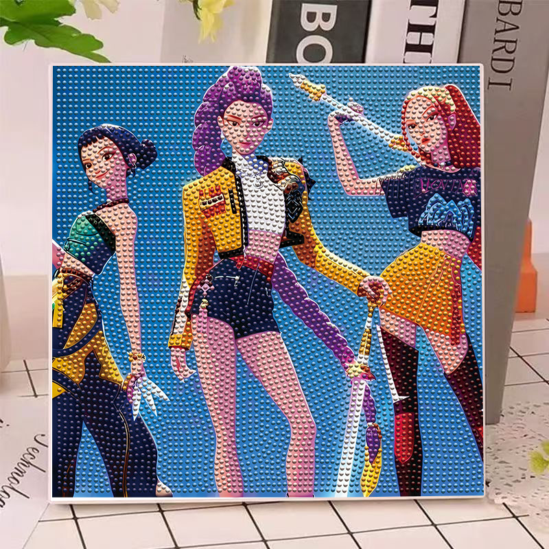 Model Kit Anime - Anime Gilrs Lumi Mila Zoi K-pop