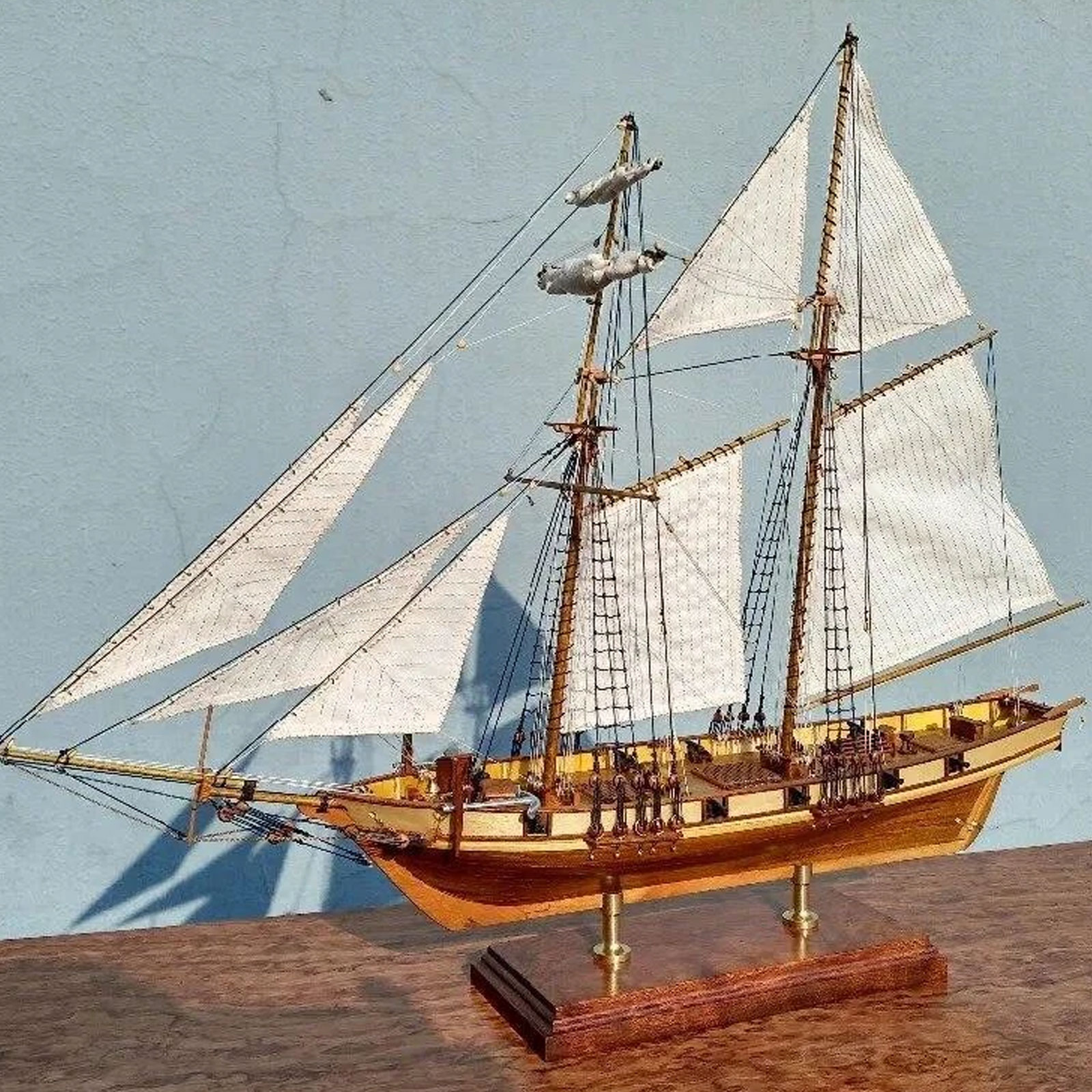 Model Kit Cutter - 【Halcon Sailboat Wooden Model Kit】DIY 3D
