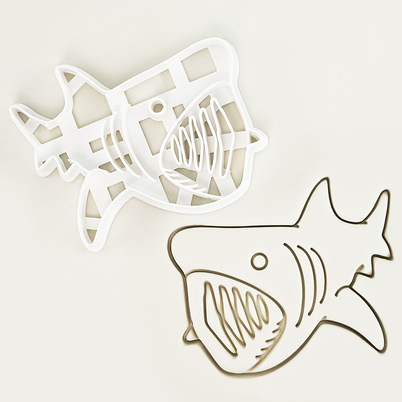 1 Pc/4 Pcs Shark Cookie Cutter - Model Kit Tank review and price