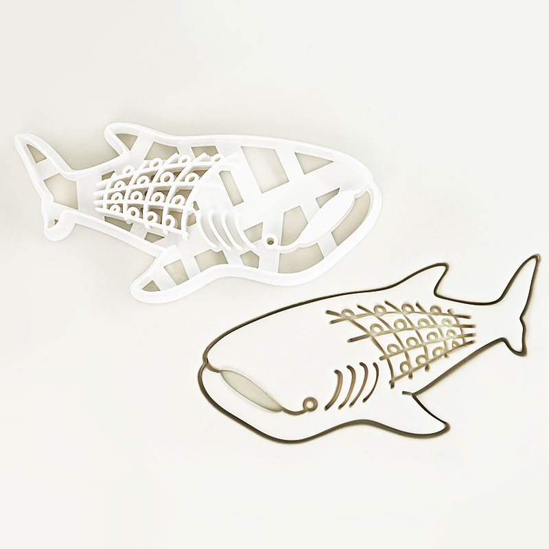 1 Pc/4 Pcs Shark Cookie Cutter - Model Kit Tank review and price