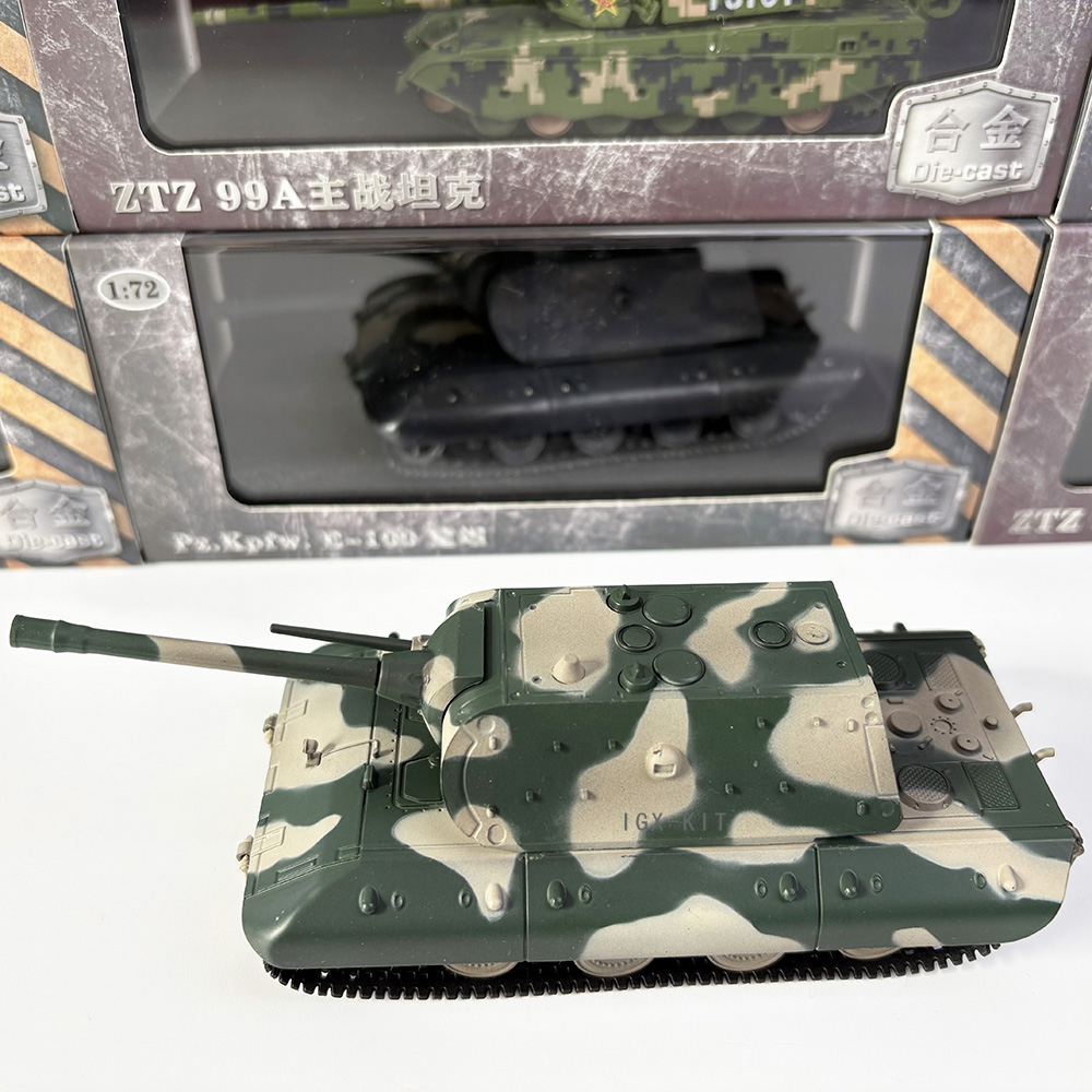 1/72 scale German E-100 heavy  - Model Kit Tank review and price