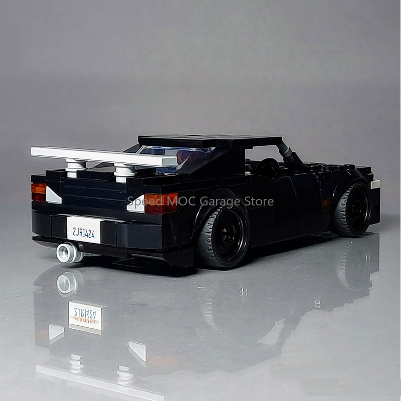 MOC Black 1990s JDM Sports Car - Model Kit Jdm review and price