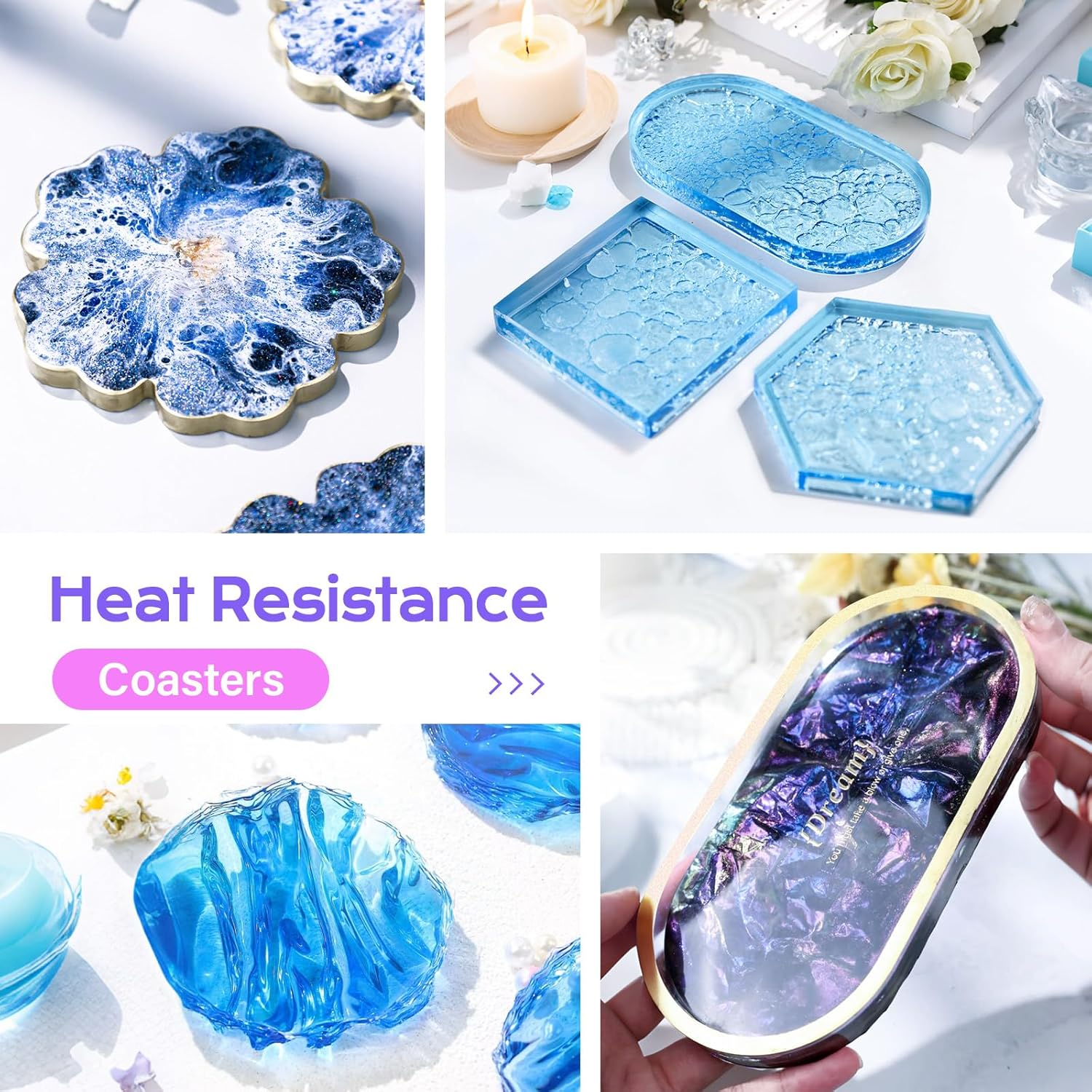 100g-400g Transparent UV Resin - Resin Kit Cast review and price