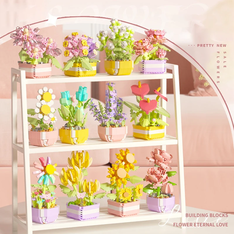 Flower Succulents Building Blo - Model Kit Companies review and price