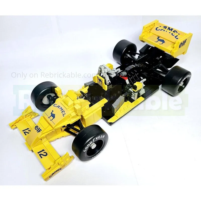 MOC-220329 Yellow New Lotus 99 - Model Kit F1 review and price