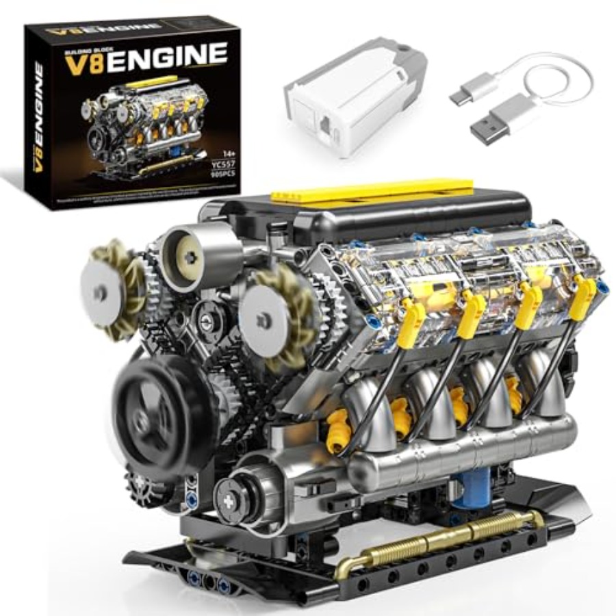 V8 Engine Model Kit that Runs, - Model Kit V8 review and price