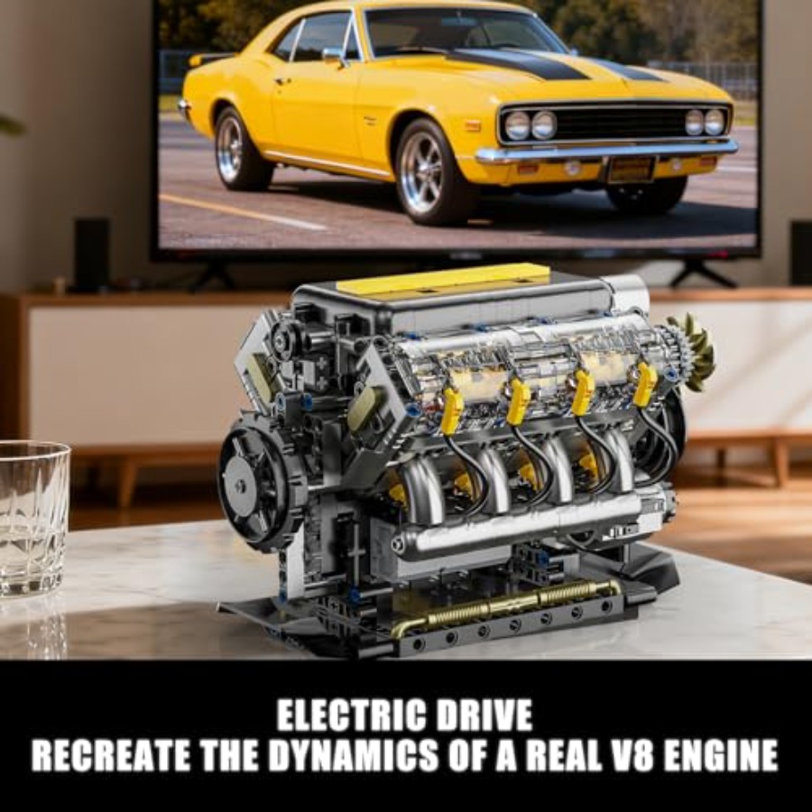 V8 Engine Model Kit that Runs, - Model Kit V8 review and price
