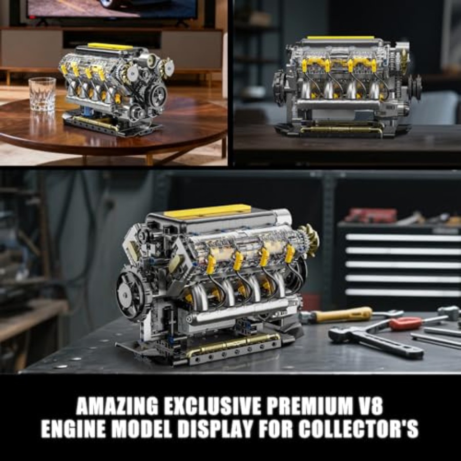 V8 Engine Model Kit that Runs, - Model Kit V8 review and price