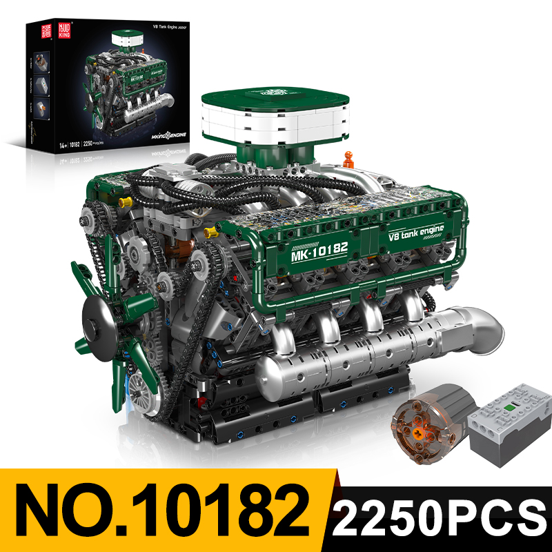 Mould King 10182 V8 Tank Engin - Model Kit V8 review and price