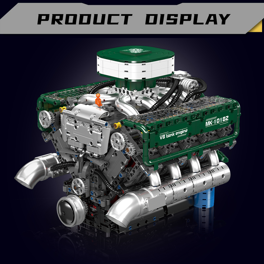Mould King 10182 V8 Tank Engin - Model Kit V8 review and price