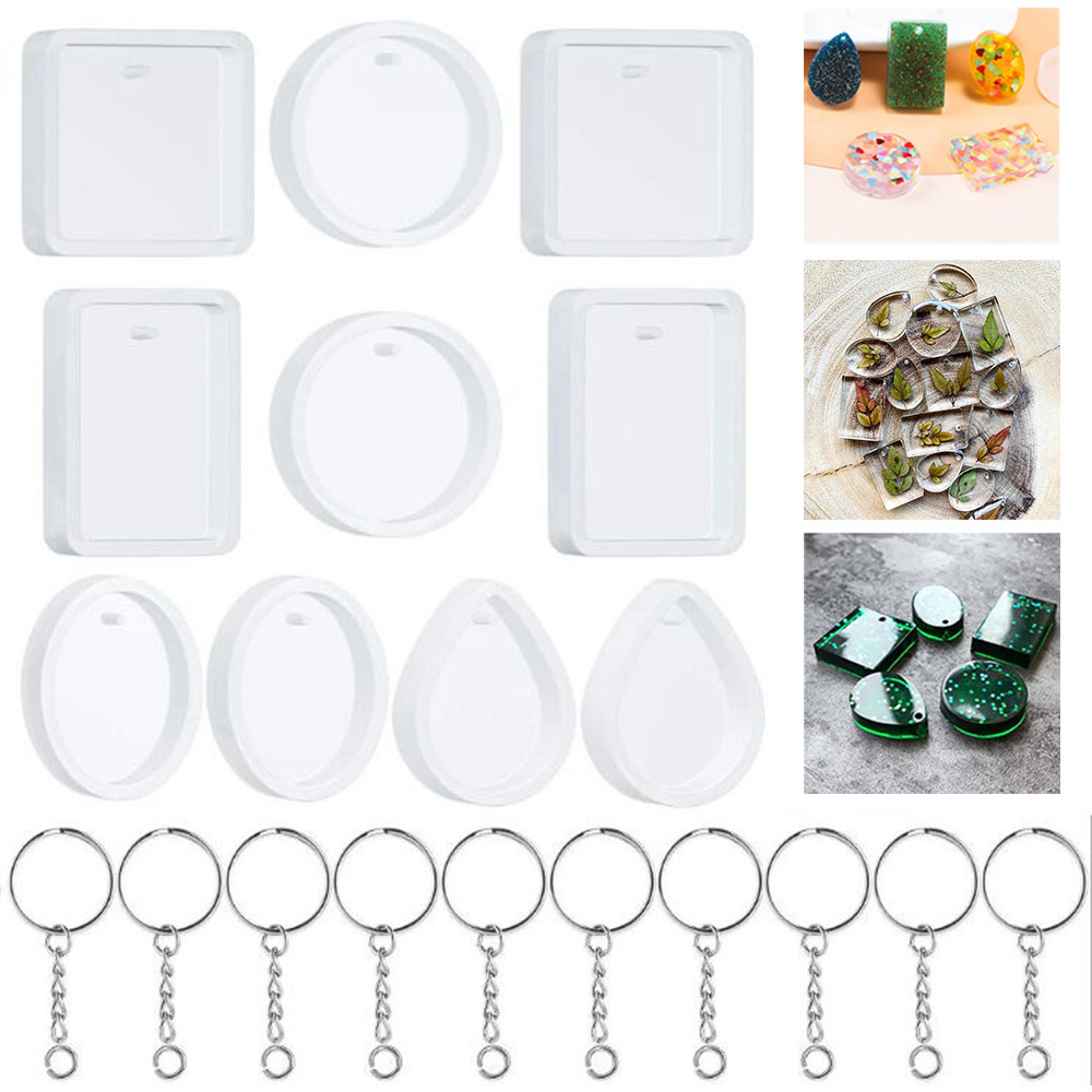 20Pcs/Set DIY Keychain Pendant - Resin Kit Cast review and price