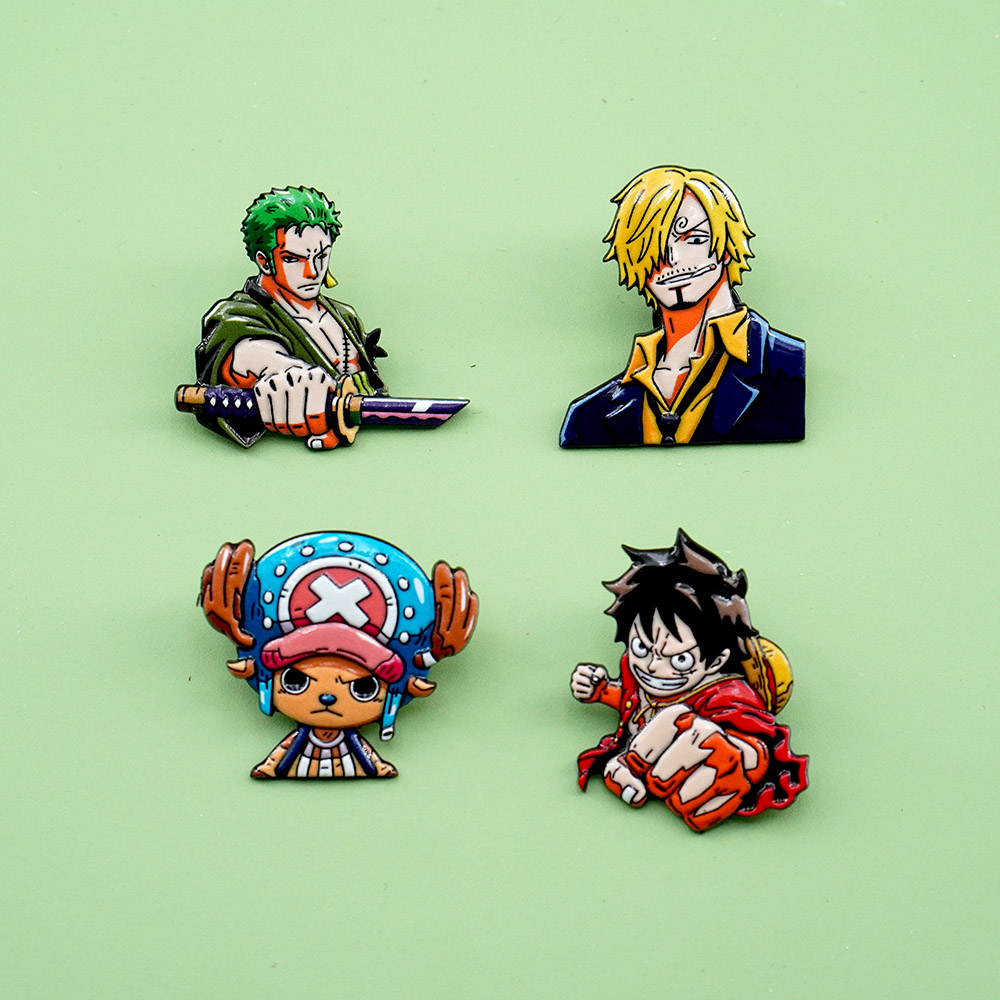 4Pcs Cartoon ONE PIECE Luffy B - Model Kit One Piece review and price