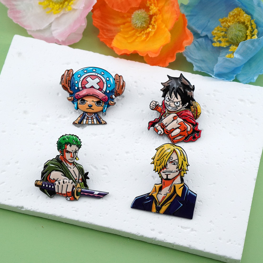 4Pcs Cartoon ONE PIECE Luffy B - Model Kit One Piece review and price
