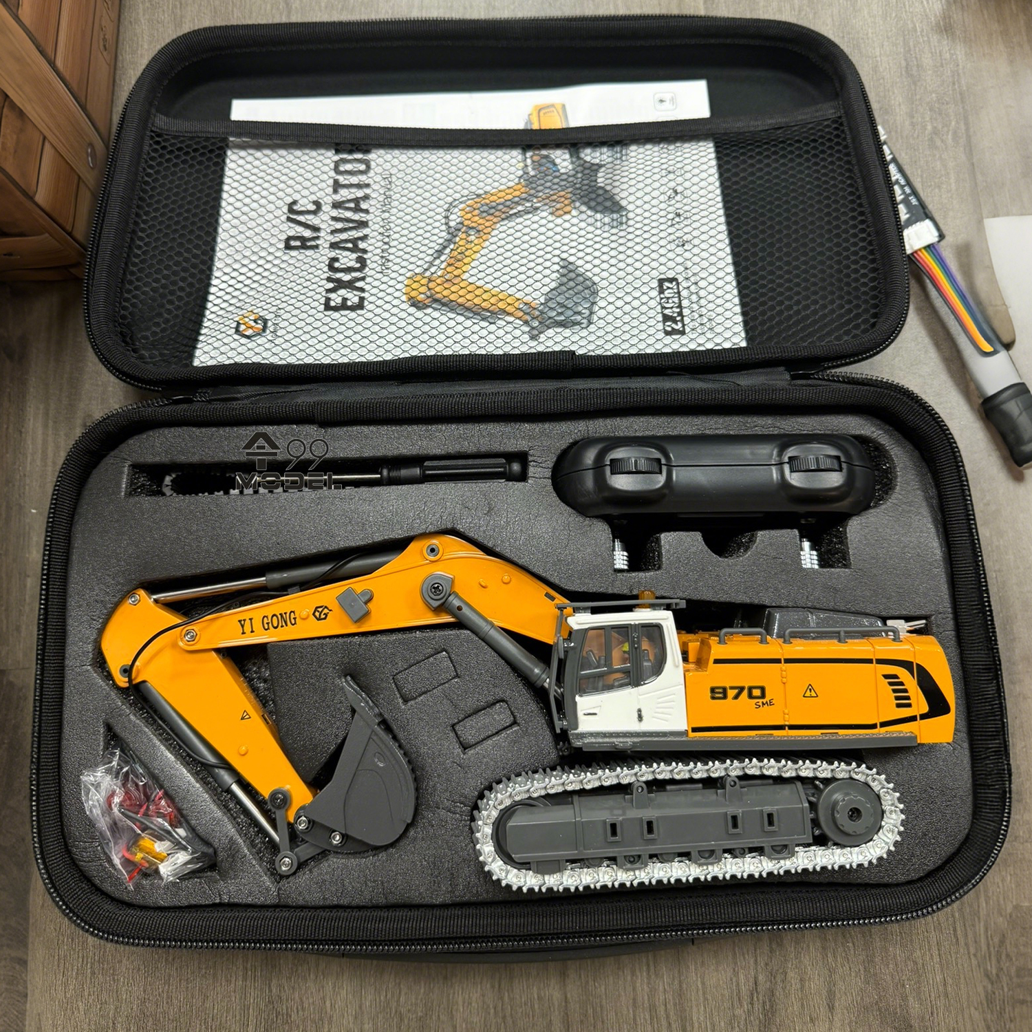 970 RC Mini Excavator 1/50 Sca - Model Kit Excavator review and price