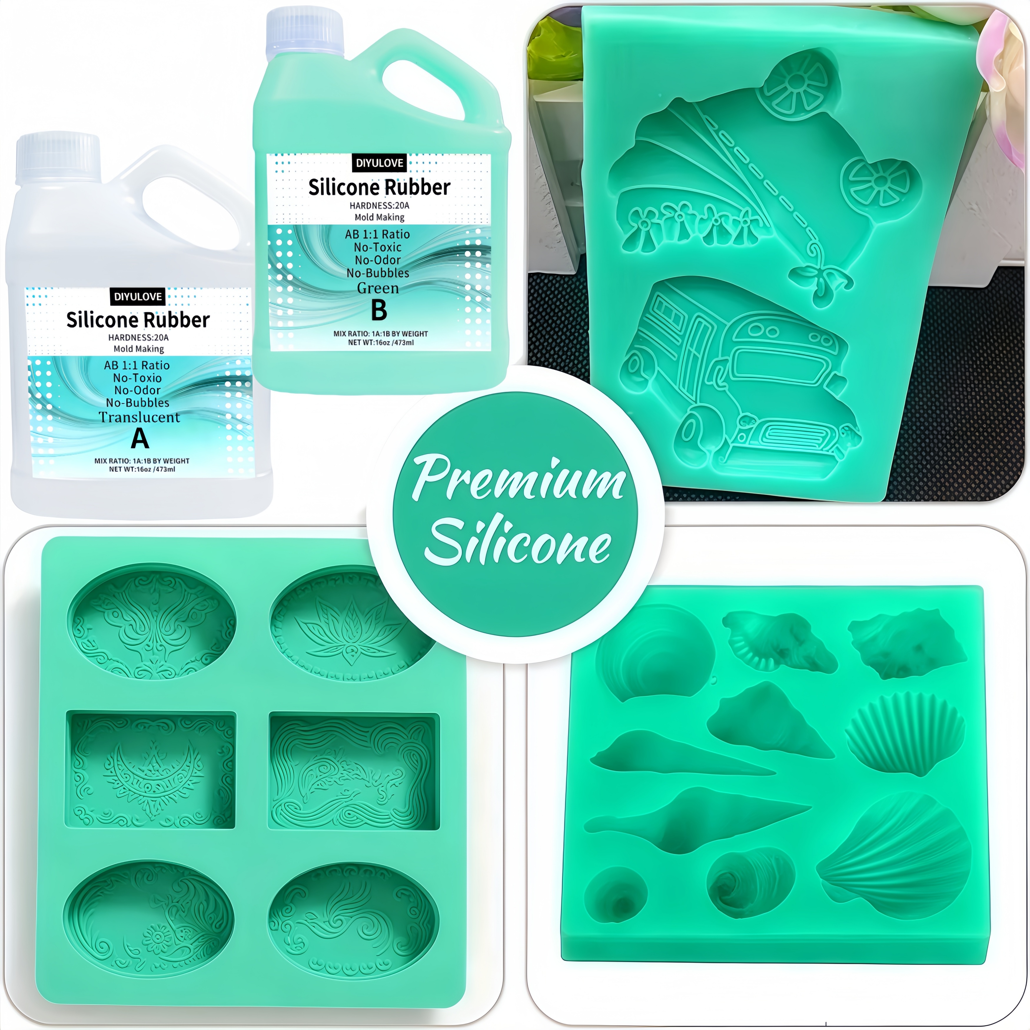 Super Elastic 15A Liquid Silic - Resin Kit Cast review and price