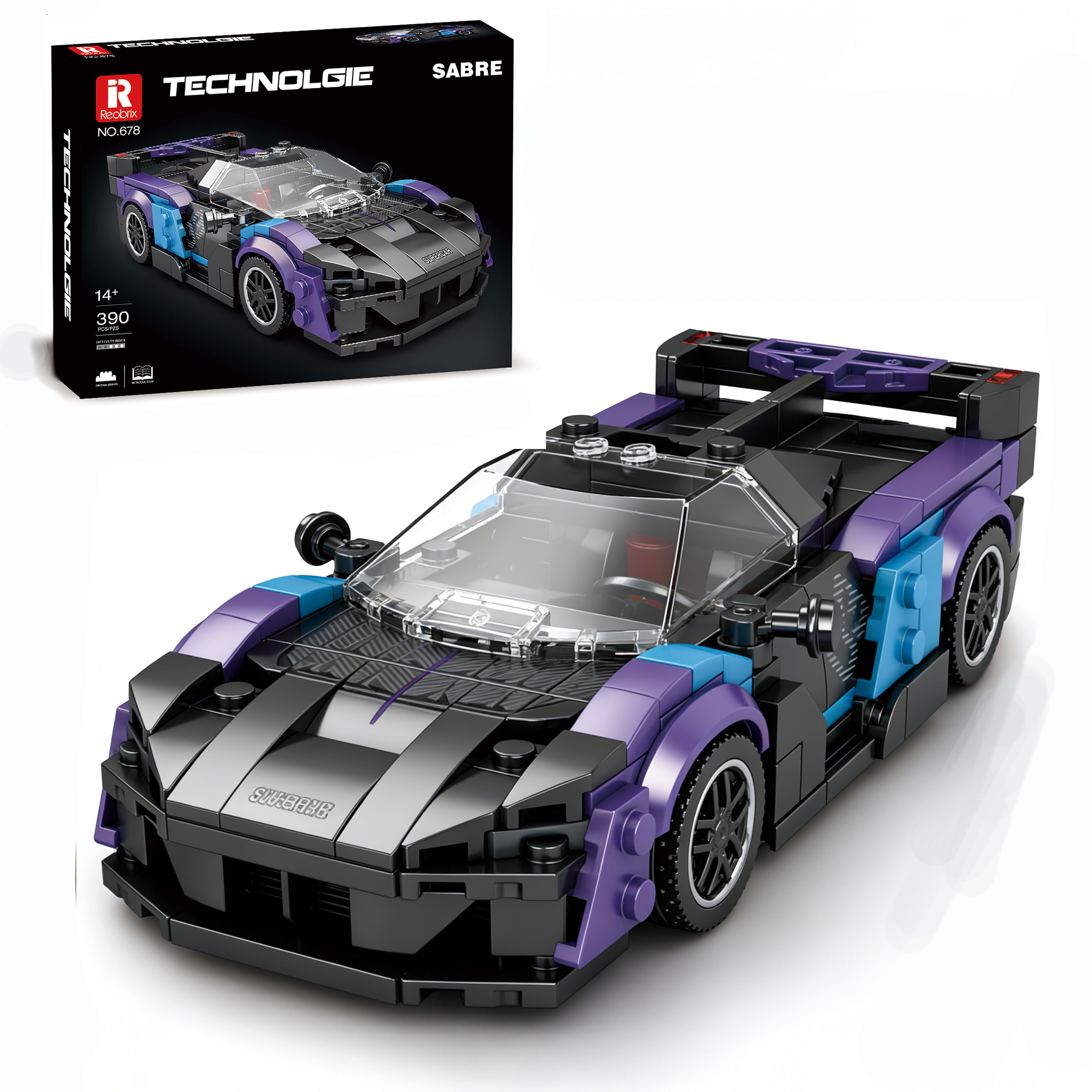 Reobrix SABRE Supercar Buildin - Model Kit Companies review and price