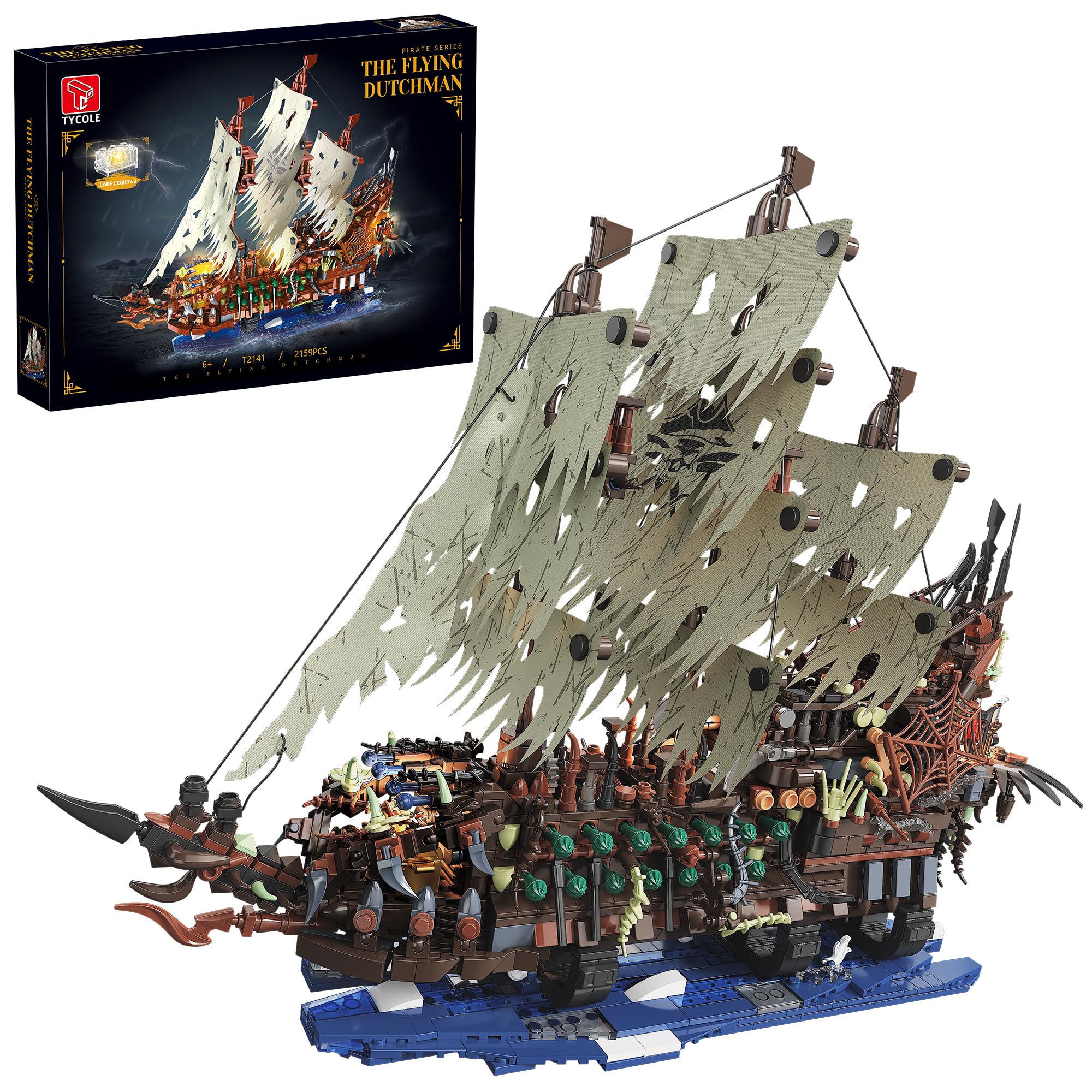 2159PCS Pirate Ship Building K - Model Kit Companies review and price