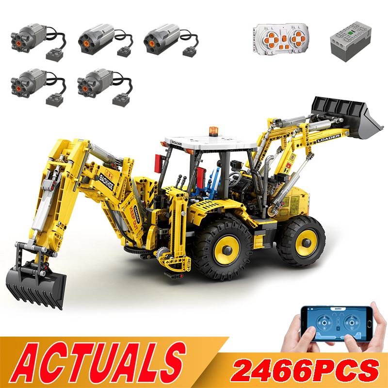 NEW 2466pcs Bulldozer Excavato - Model Kit Excavator review and price