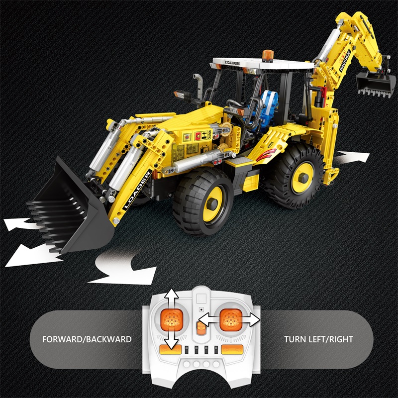 NEW 2466pcs Bulldozer Excavato - Model Kit Excavator review and price