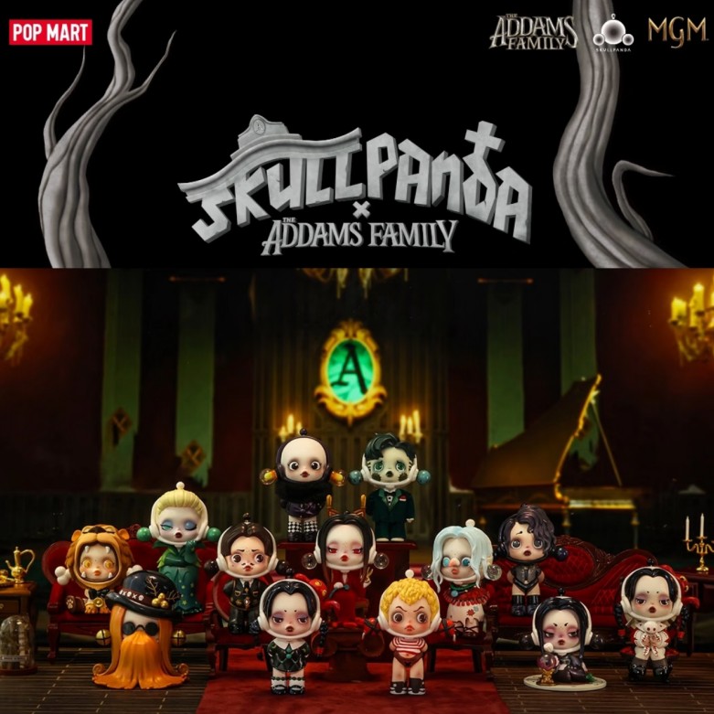 POP MART SKULLPANDA Addams Fam - Model Kit Anime Girl review and price