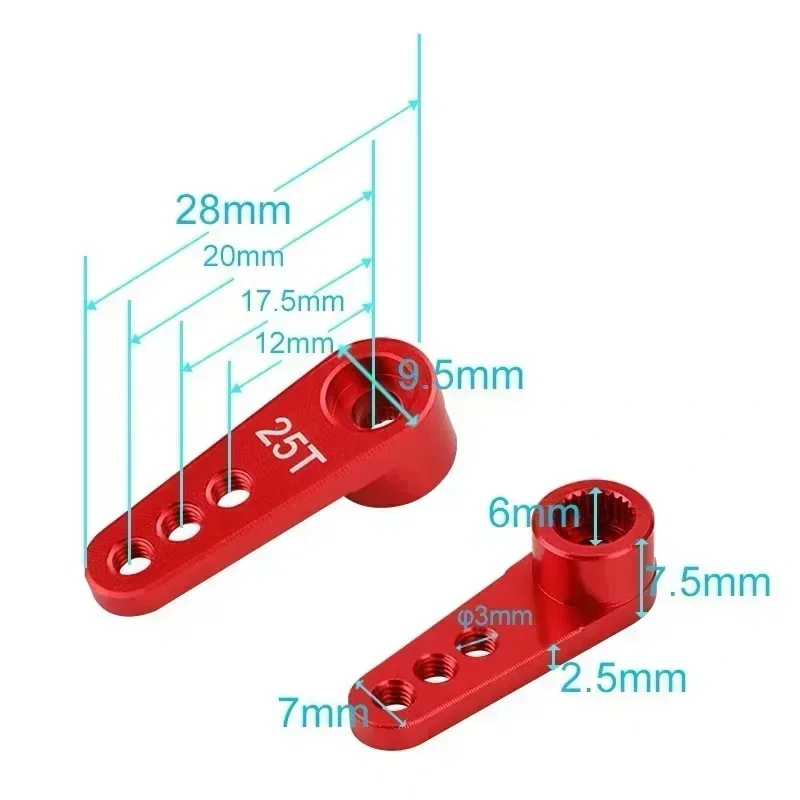 NEEBRC 25T Metal Servo Arm 3 H - Model Kit Ship review and price