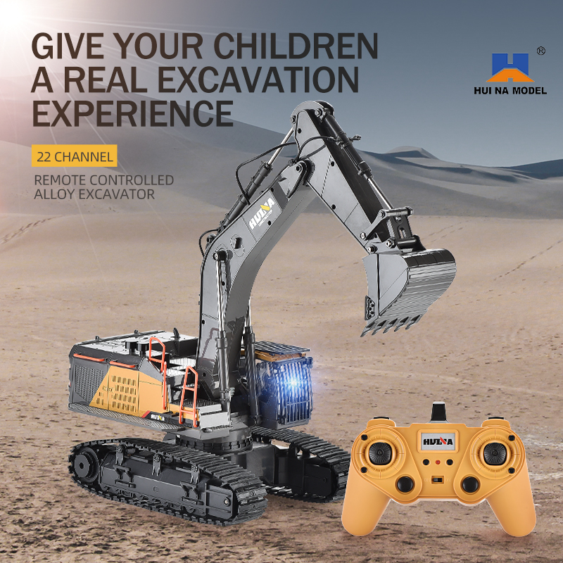 HUINA 1592 Alloy Excavator Tru - Model Kit Excavator review and price
