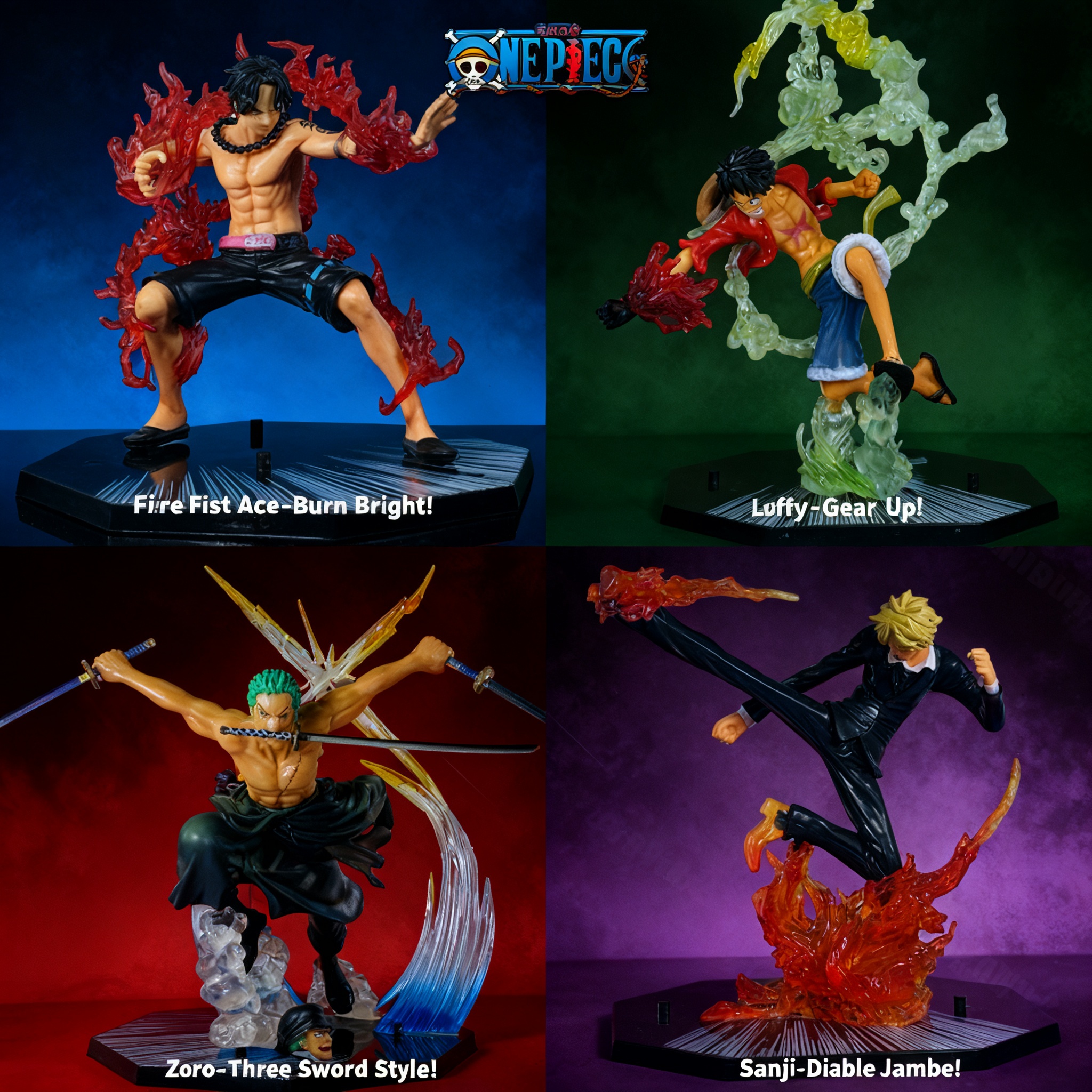 One Piece Anime Luffy Ace Sanj - Model Kit One Piece review and price