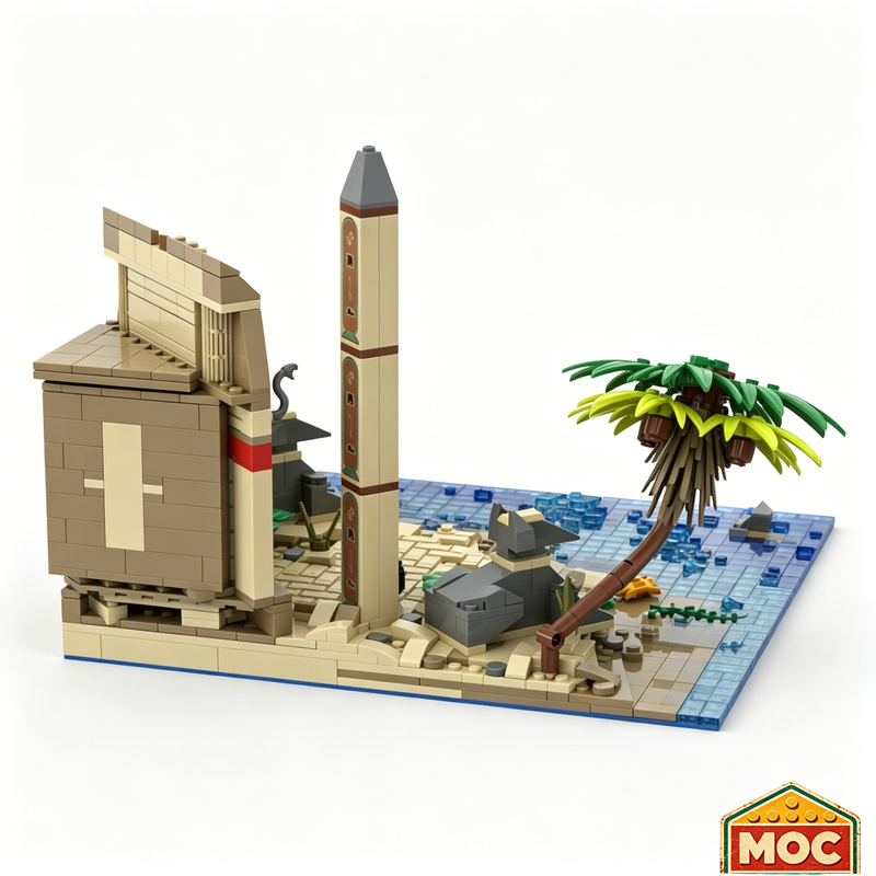 940PCS Lost Shrine of Anubis A - Model Kit Anubis review and price