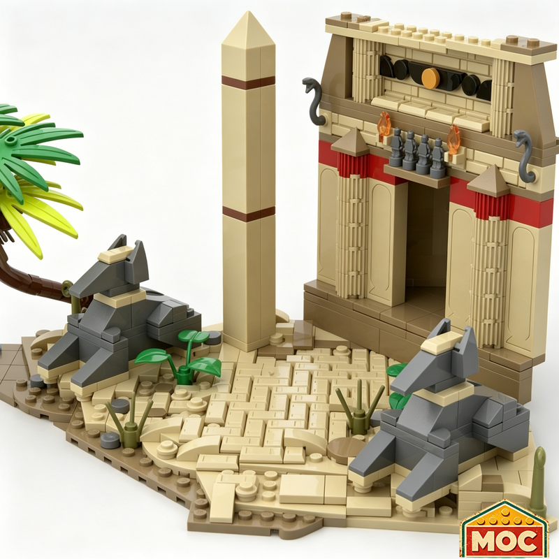 940PCS Lost Shrine of Anubis A - Model Kit Anubis review and price