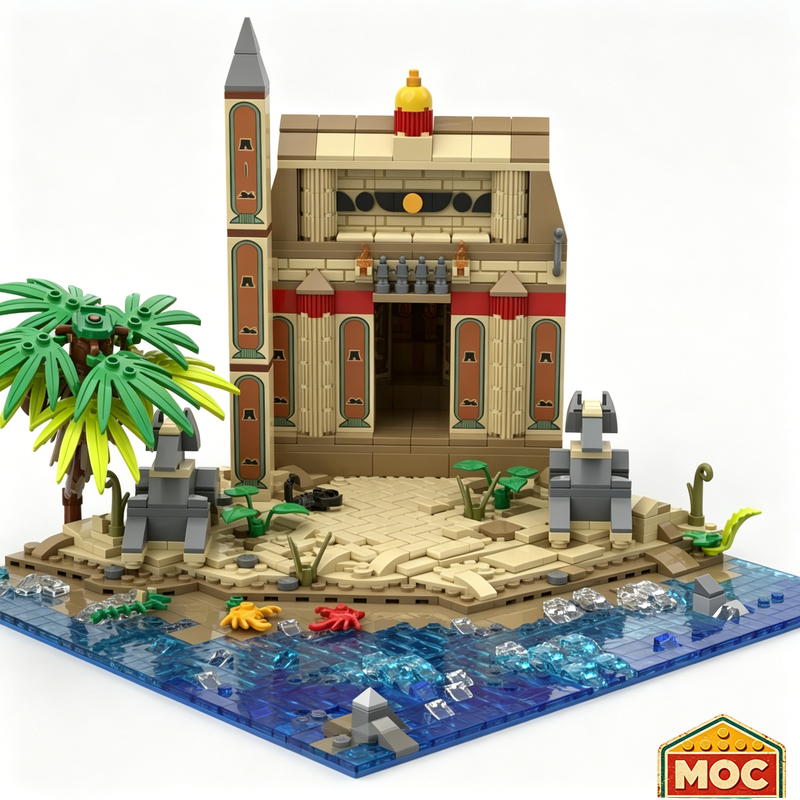 940PCS Lost Shrine of Anubis A - Model Kit Anubis review and price