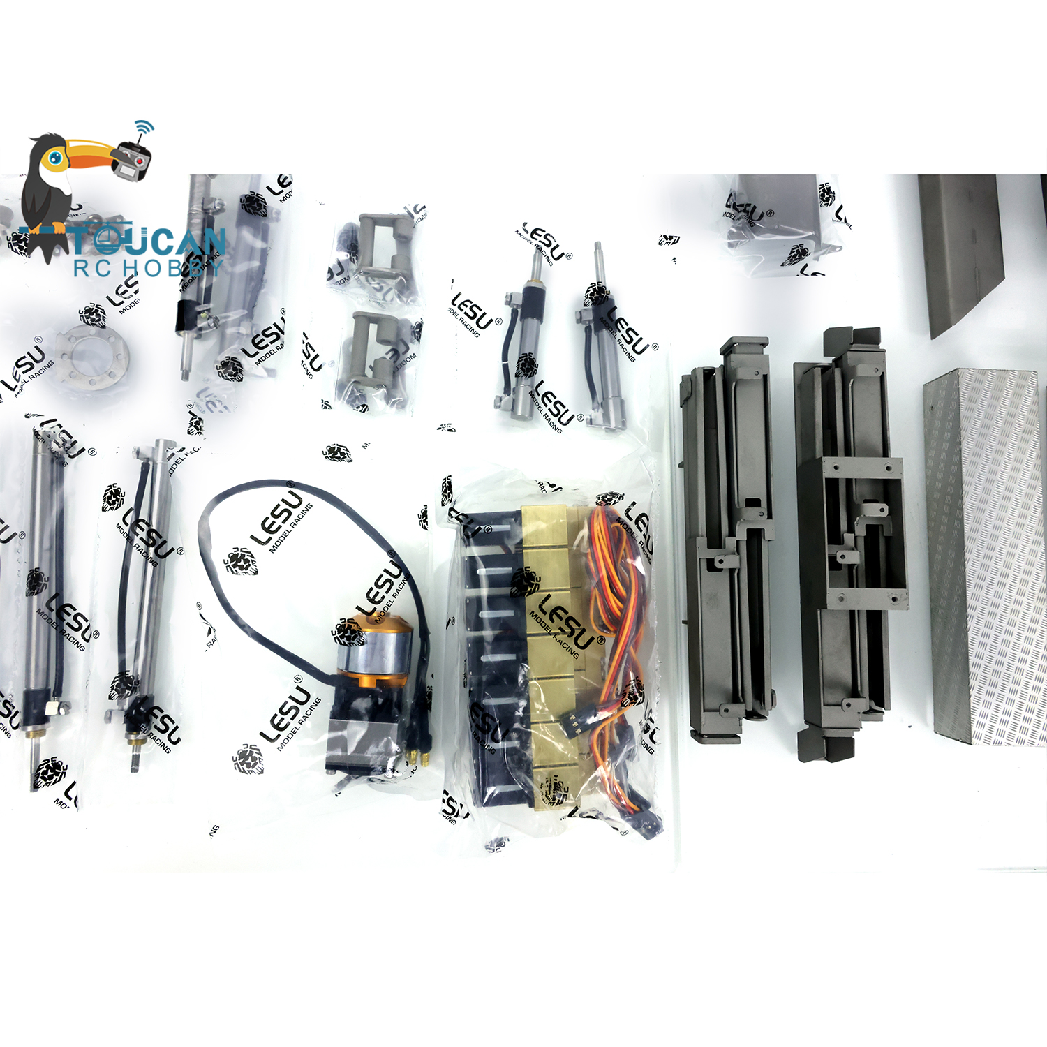 LESU RC Parts Hydraulic Crane  - Model Kit Excavator review and price