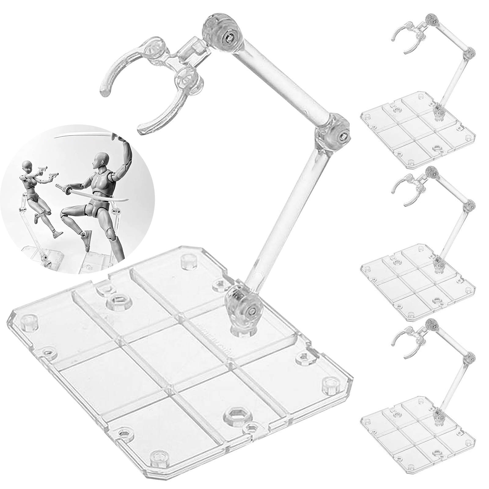 Clear Action Figure Stand,Asse - Model Kit Jms review and price