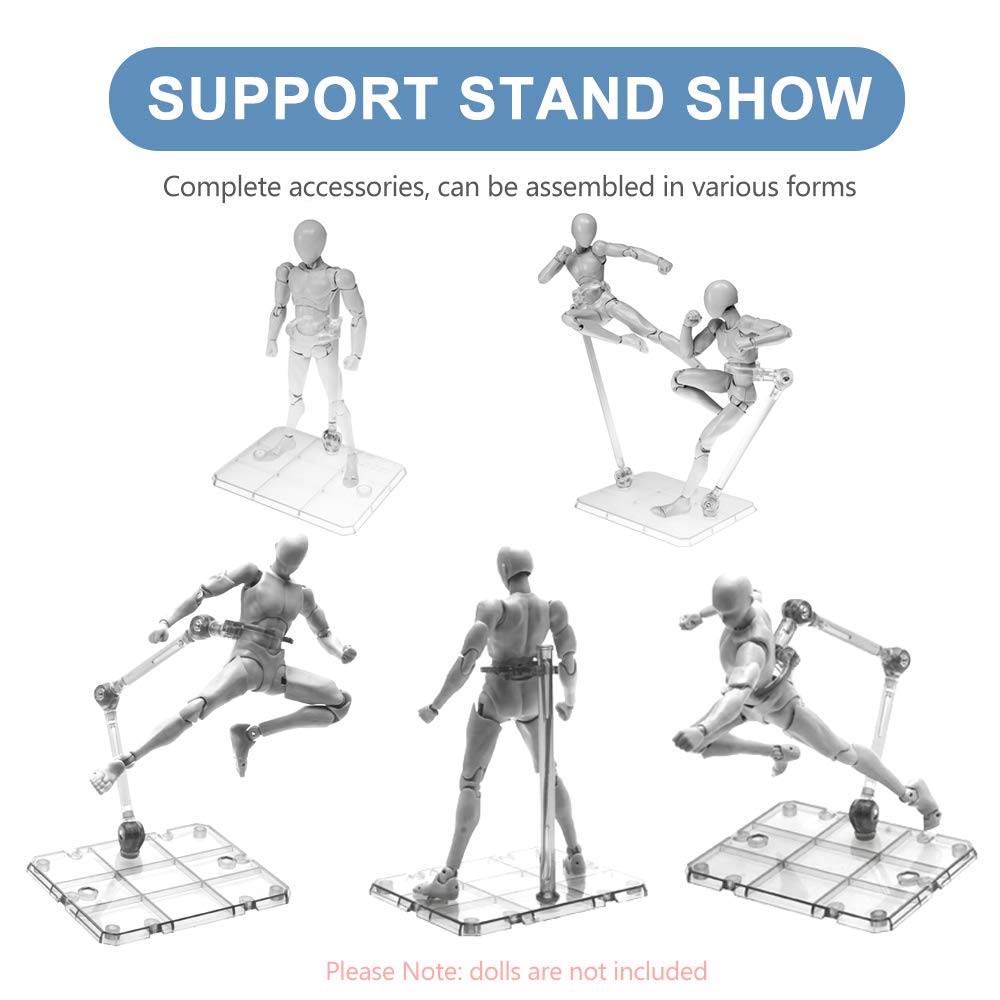 Clear Action Figure Stand,Asse - Model Kit Jms review and price