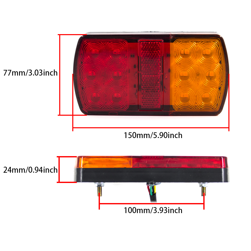 2Pcs Car Waterproof 12 LED Tai - Model Kit Ship review and price