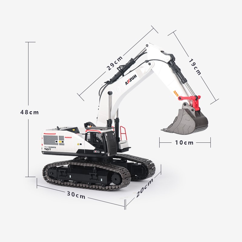 HUINA 1/14 Metal RC Excavator  - Model Kit Excavator review and price