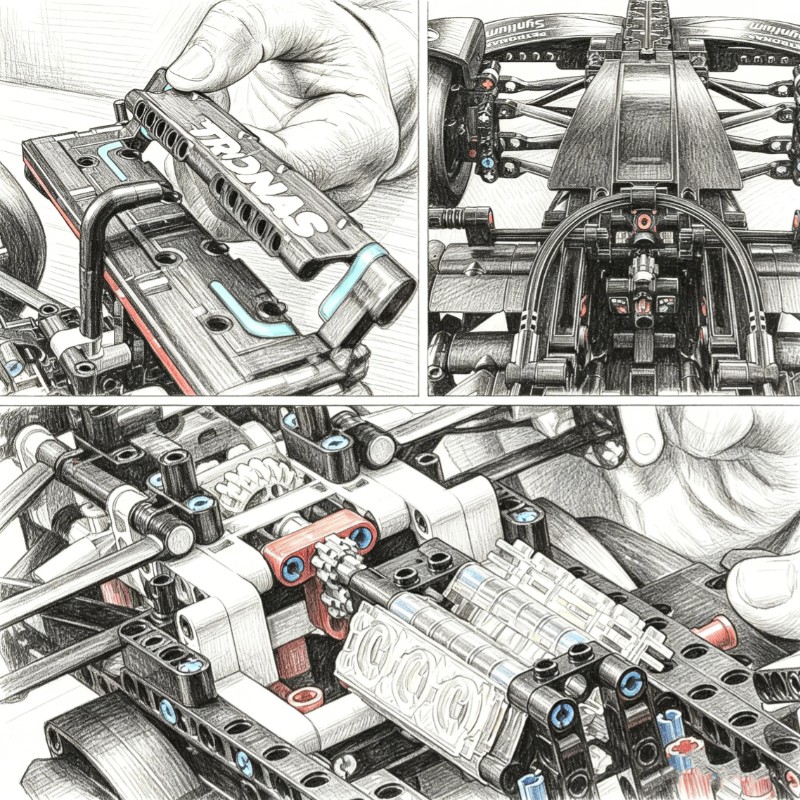 1642PCS Technical F1 W14 E Per - Model Kit F1 review and price