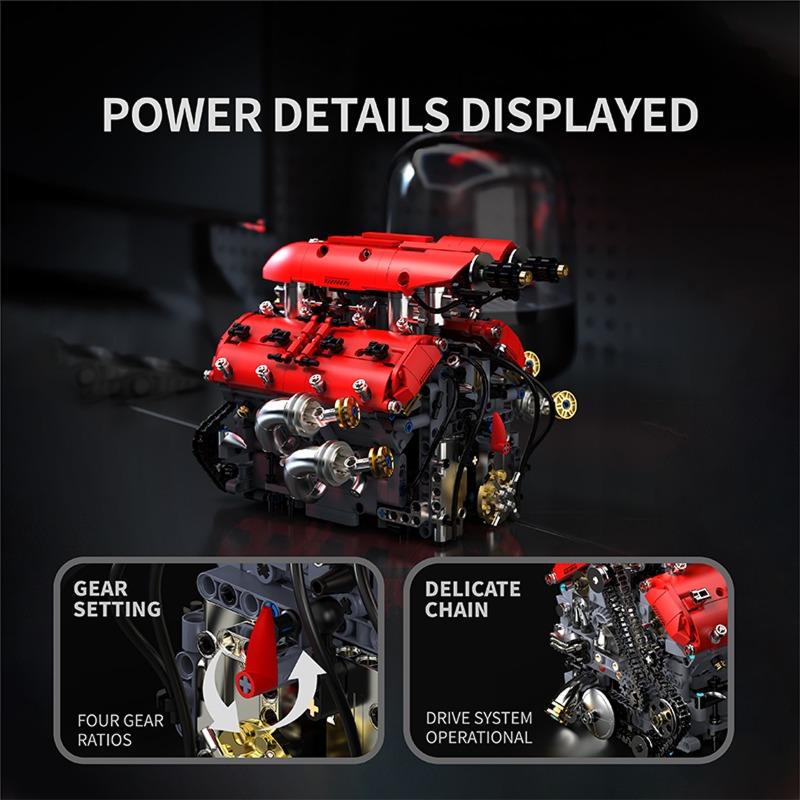 T5011 V8 Turbo Engine Model El - Model Kit V8 review and price