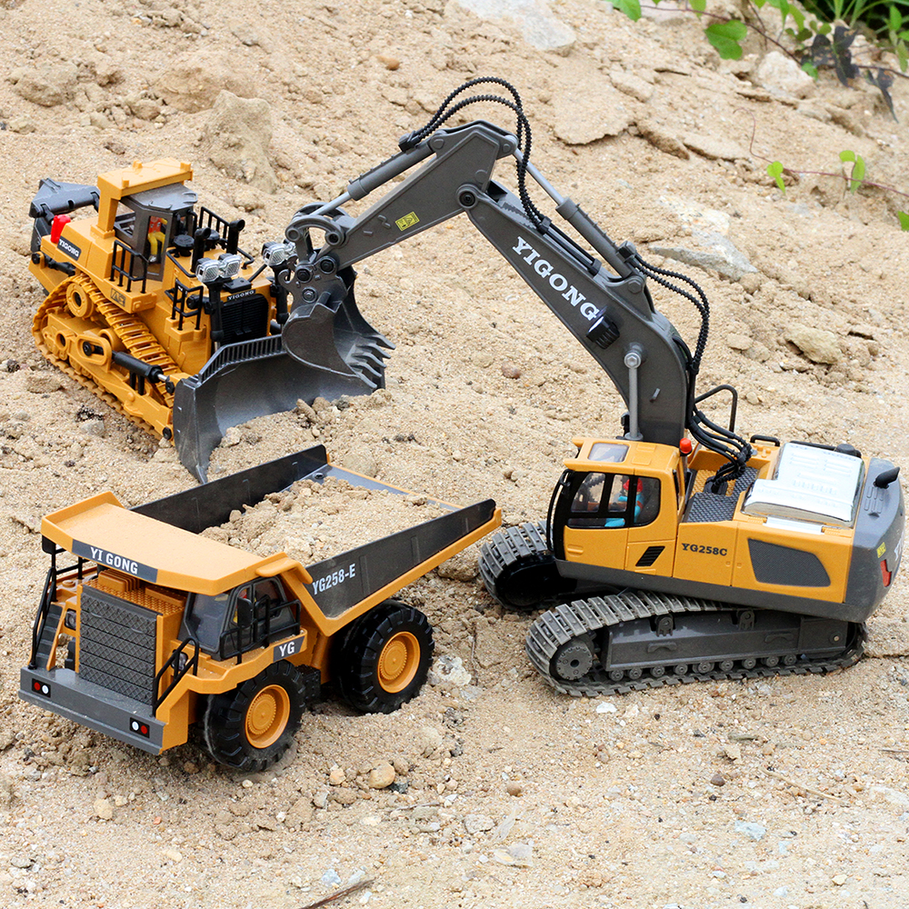 2.4G RC Excavator Bulldozer Du - Model Kit Excavator review and price