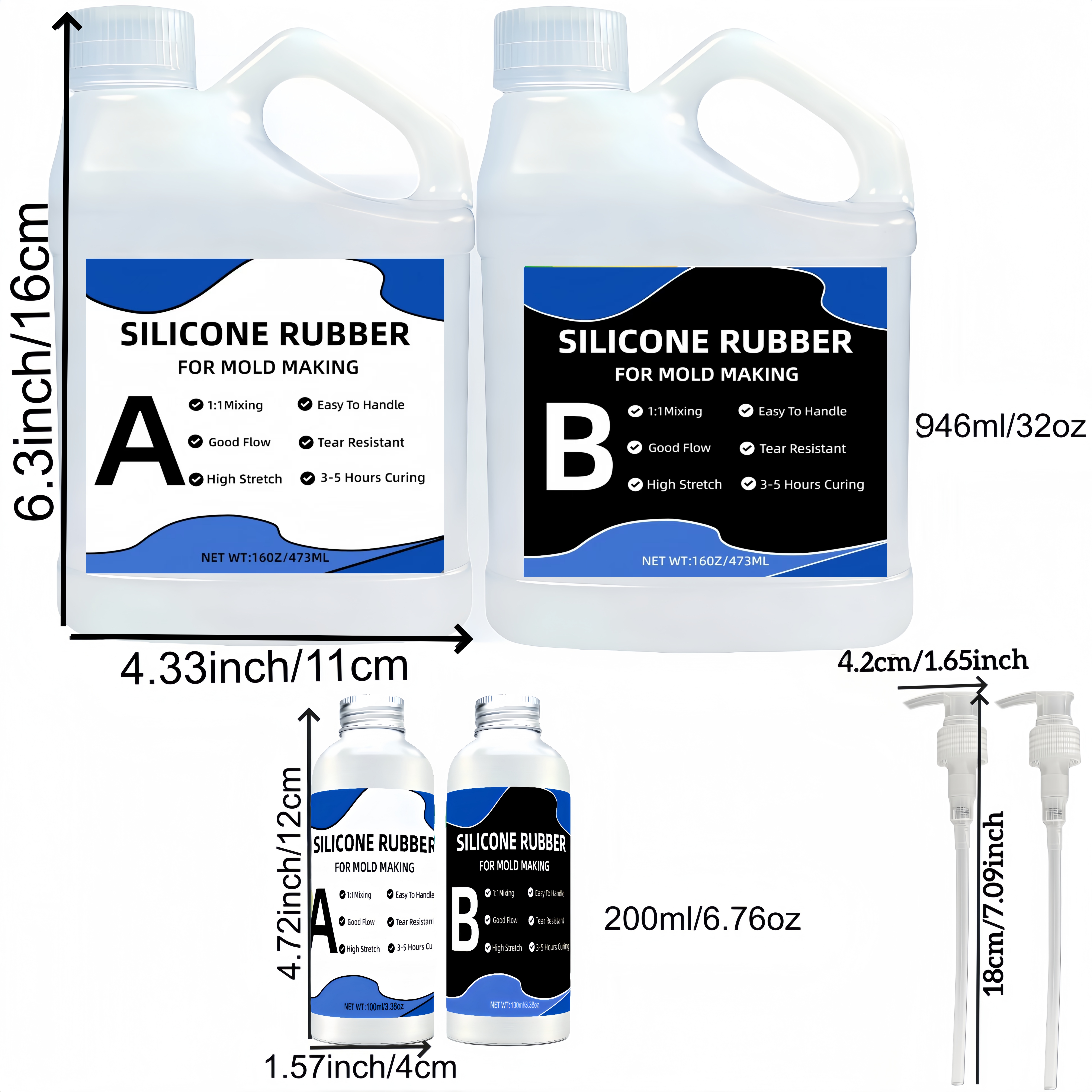 1:1 Translucent Liquid Silicon - Resin Kit Cast review and price