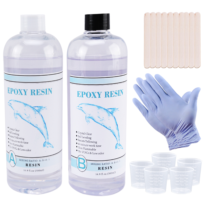 1:1 Clear Epoxy Resin Crystal  - Resin Kit Cast review and price